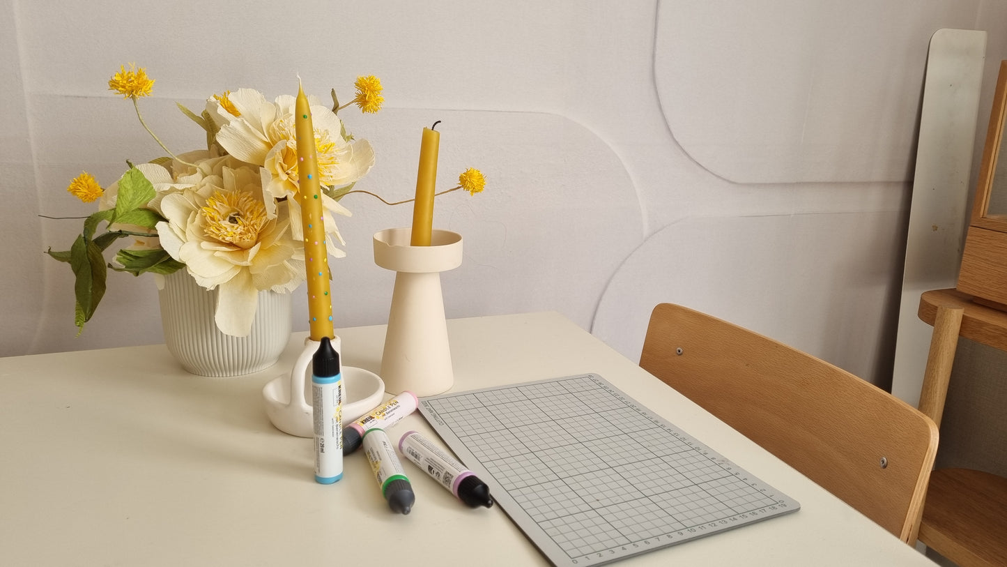 Candle(stick) painting bij Dille & Kamille (donderdag 24 september 18:30 - 20:30)