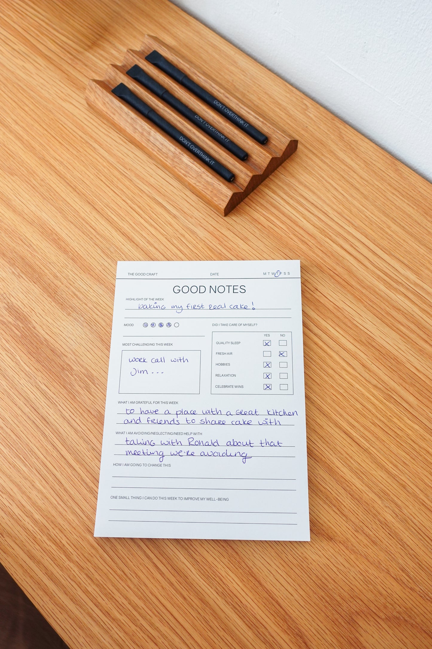 The Good Notes pad