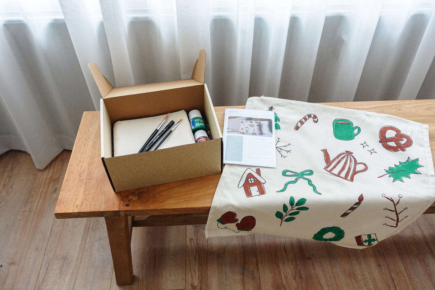 TEXTIL - textile paint diy box
