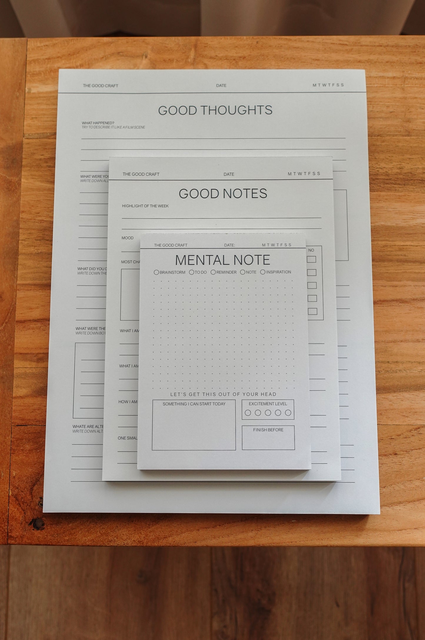 Note pad bundle
