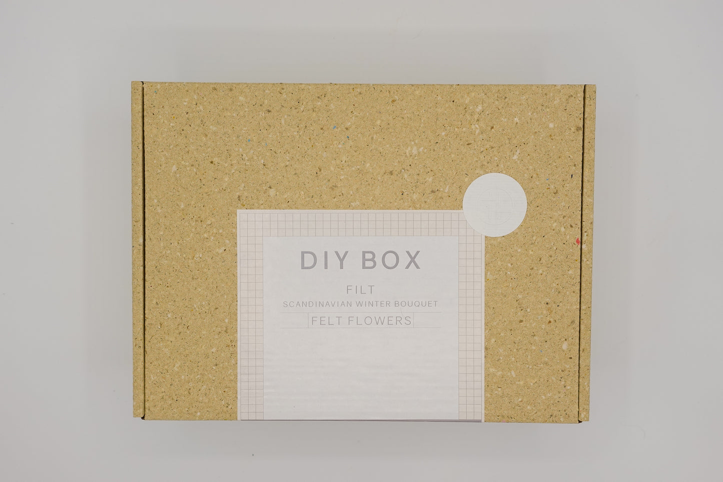 FILT - felt flower diy box