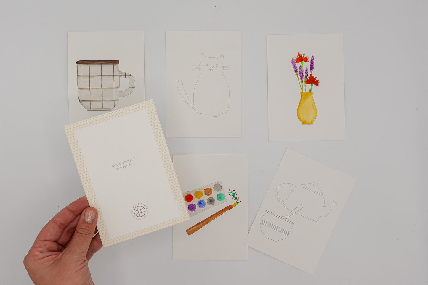 RECOVERY - watercolour diy box