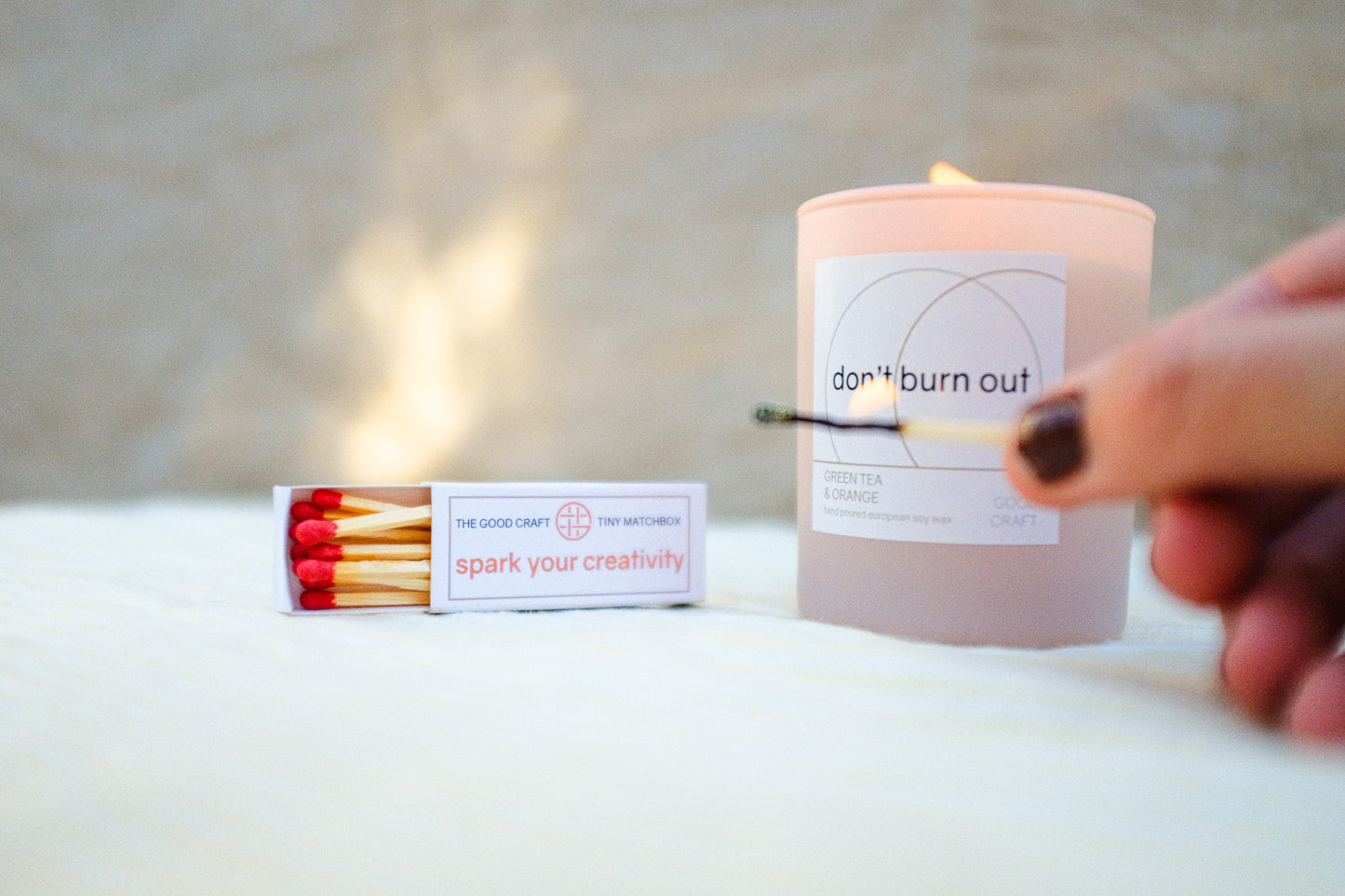 Don't burn out - 100% natuurlijke geurkaars