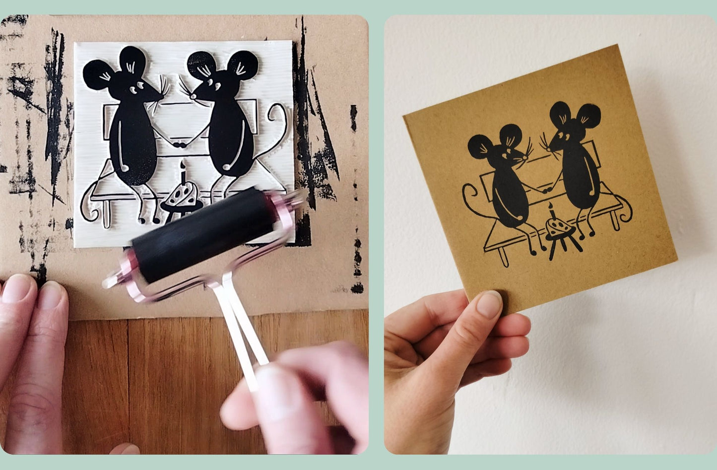 Workshop lino-afdrukken / lino cutting (zaterdag 8/11 13.00 - 16.00)