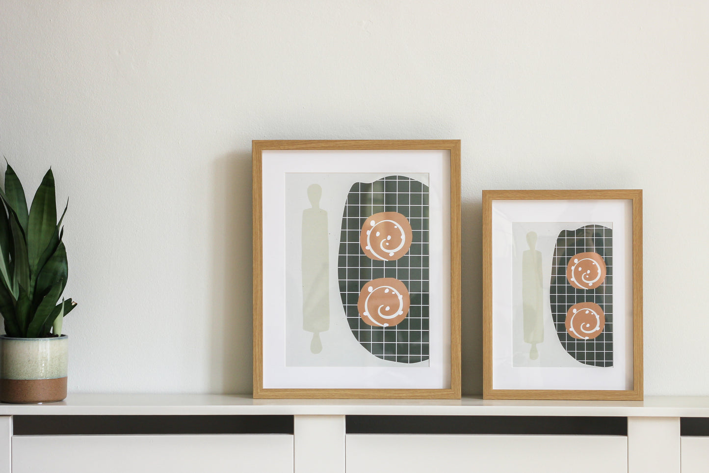 Art print WINTER BAKING