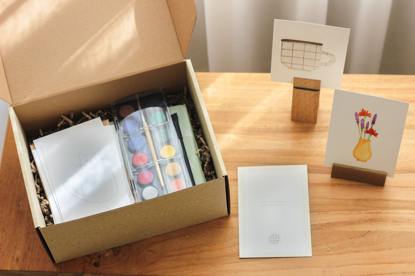 RECOVERY - watercolour diy box