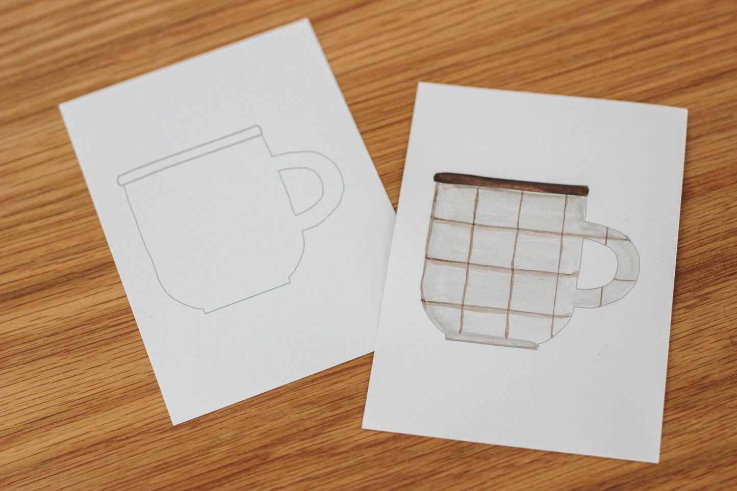 RECOVERY - watercolour diy box