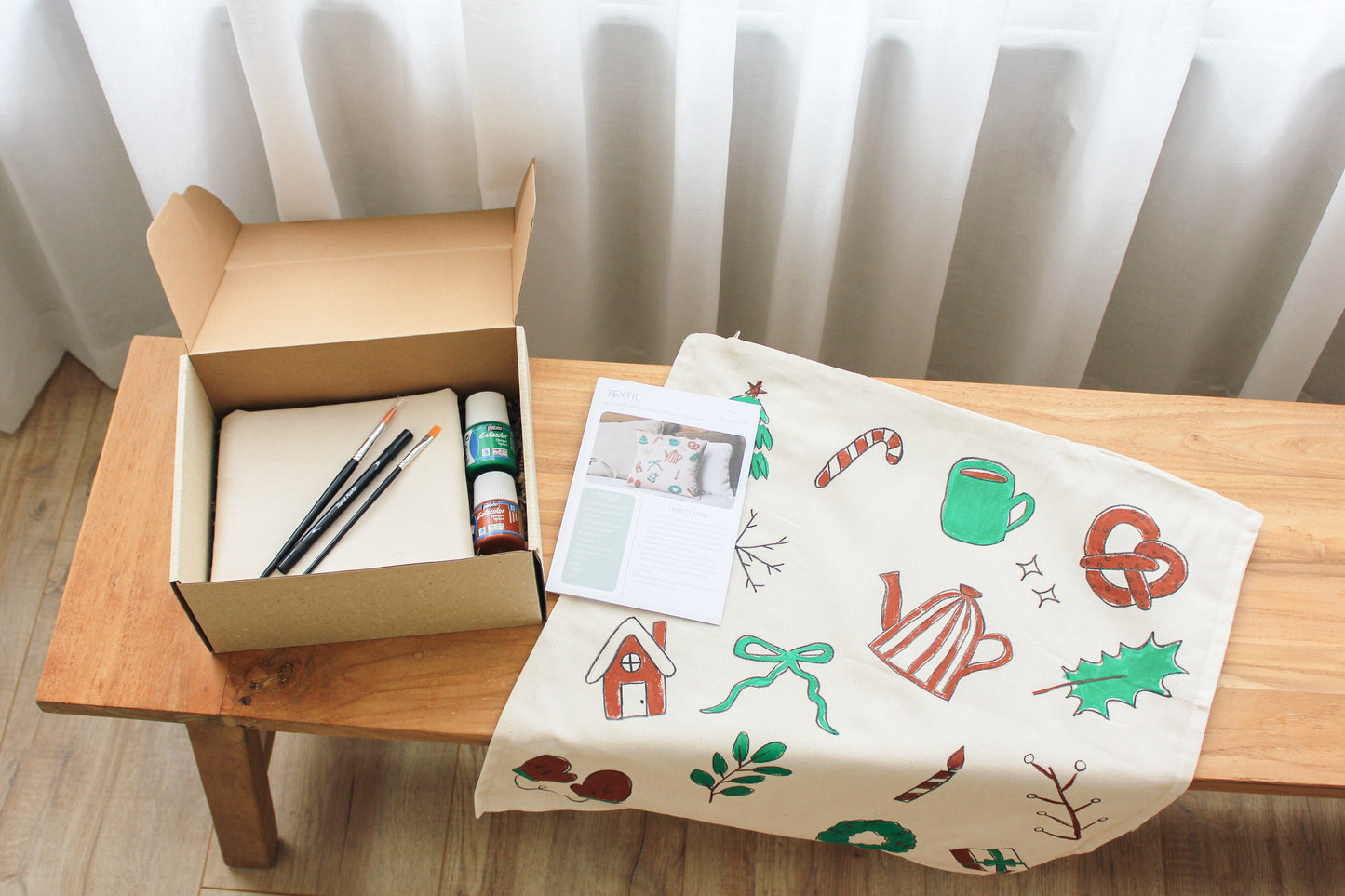 TEXTIL - textile paint diy box