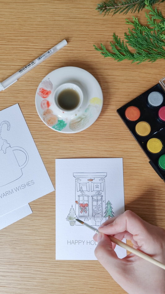 Kerstkaarten maken (zondagavond 13 december 19:00 - 21:30)