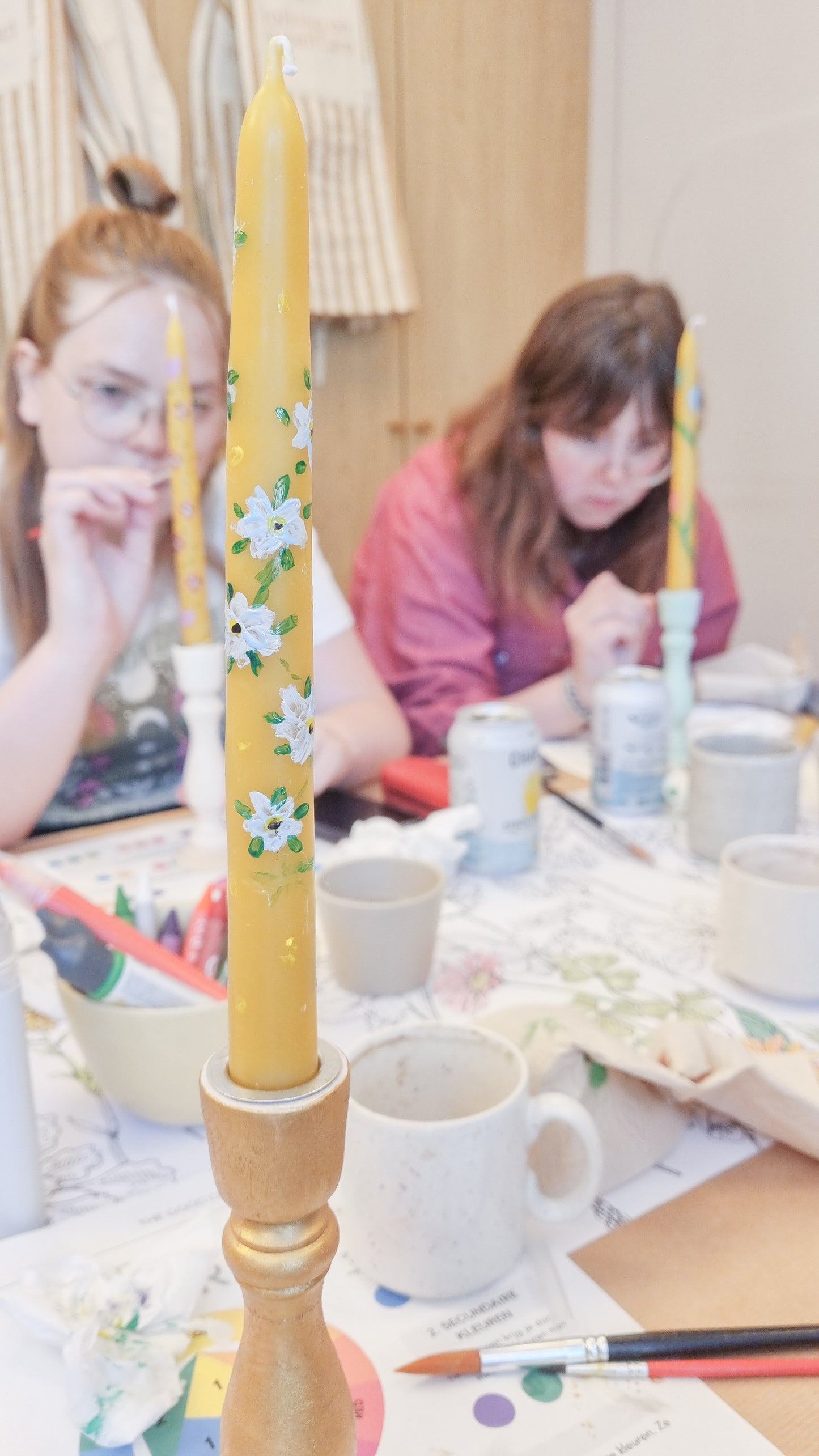 Candle(stick) painting bij Dille & Kamille (donderdag 24 september 18:30 - 20:30)