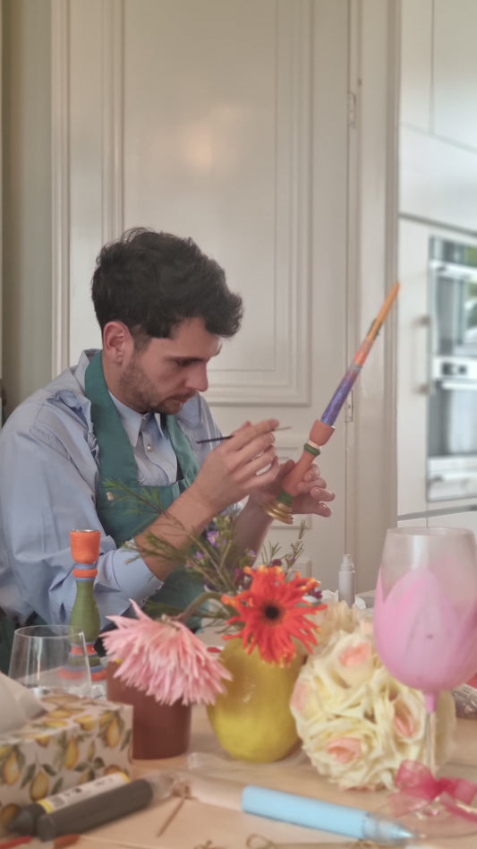Candle(stick) painting bij Dille & Kamille (donderdag 24 september 18:30 - 20:30)