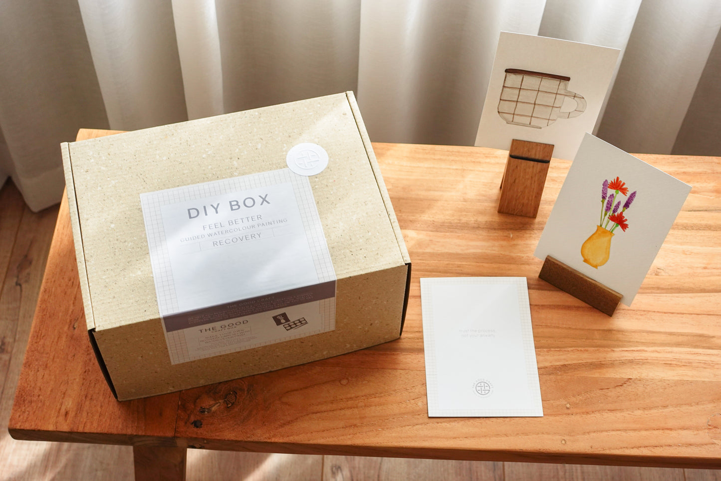 RECOVERY - watercolour diy box