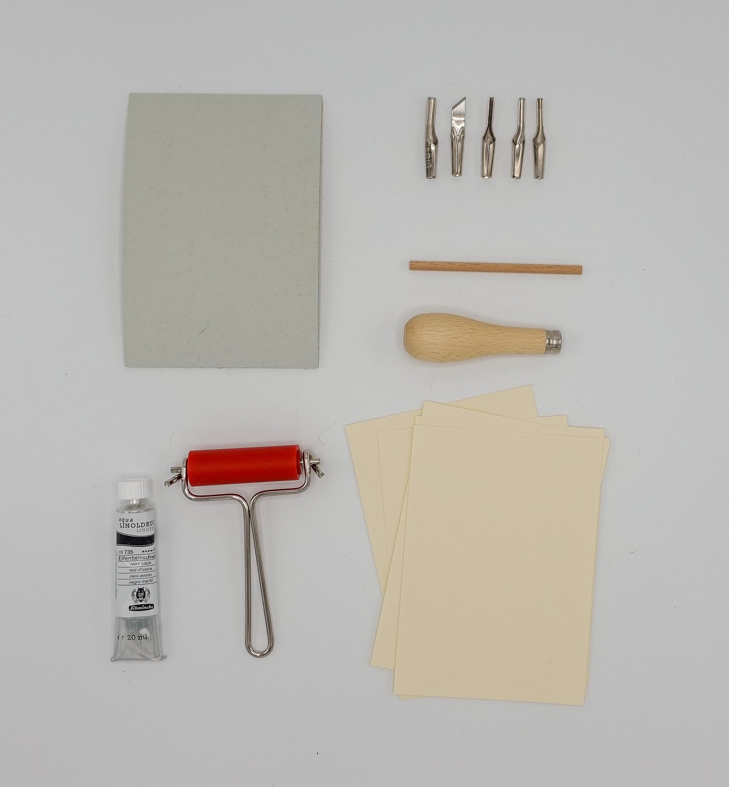 LINOSNITT - lino print diy box