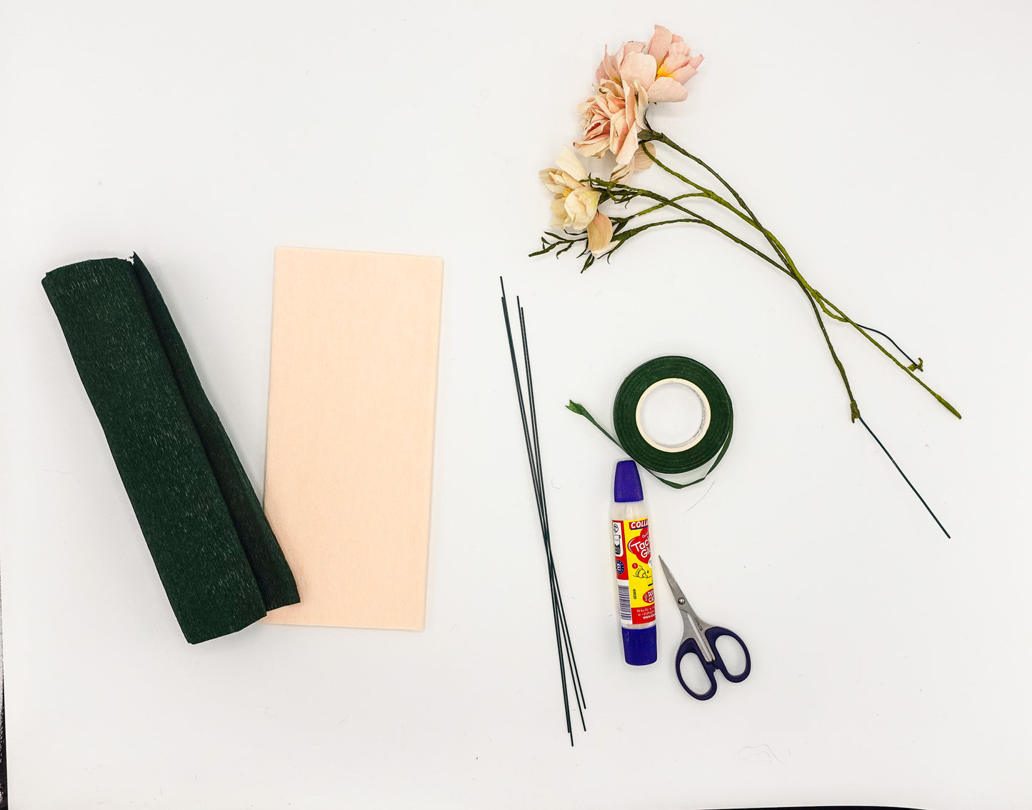 SOMMARBLOMMOR - papieren bloemen diy box