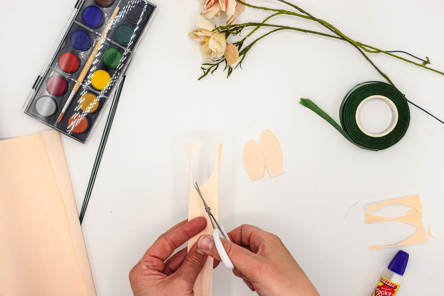 SOMMARBLOMMOR - papieren bloemen diy box