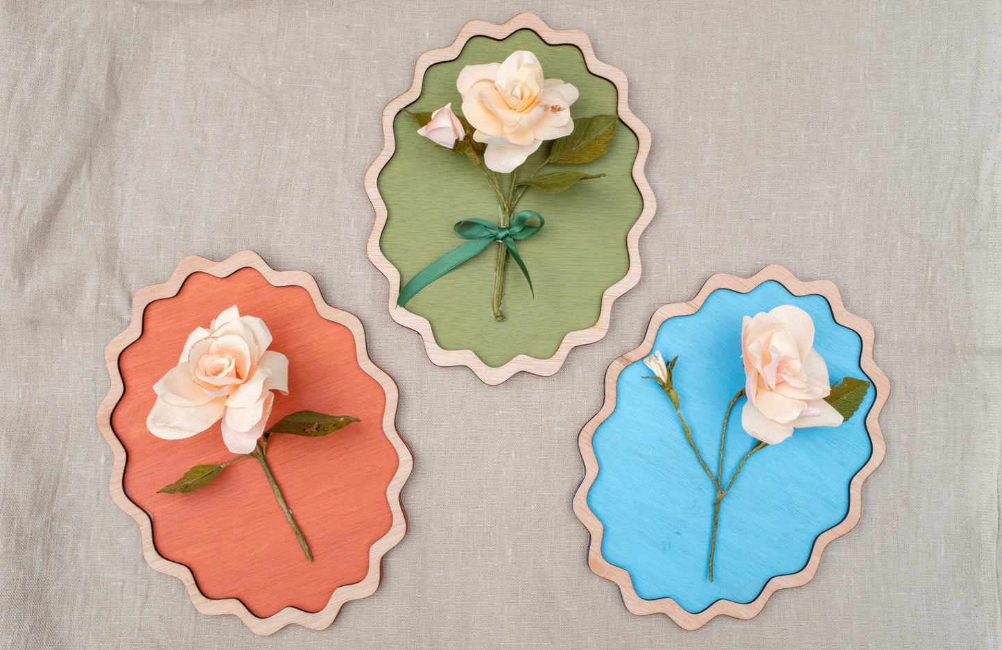Workshop Papieren Roos / Paper Rose Framed Forever Flower (zondag 1 februari 10:00 - 13:00)