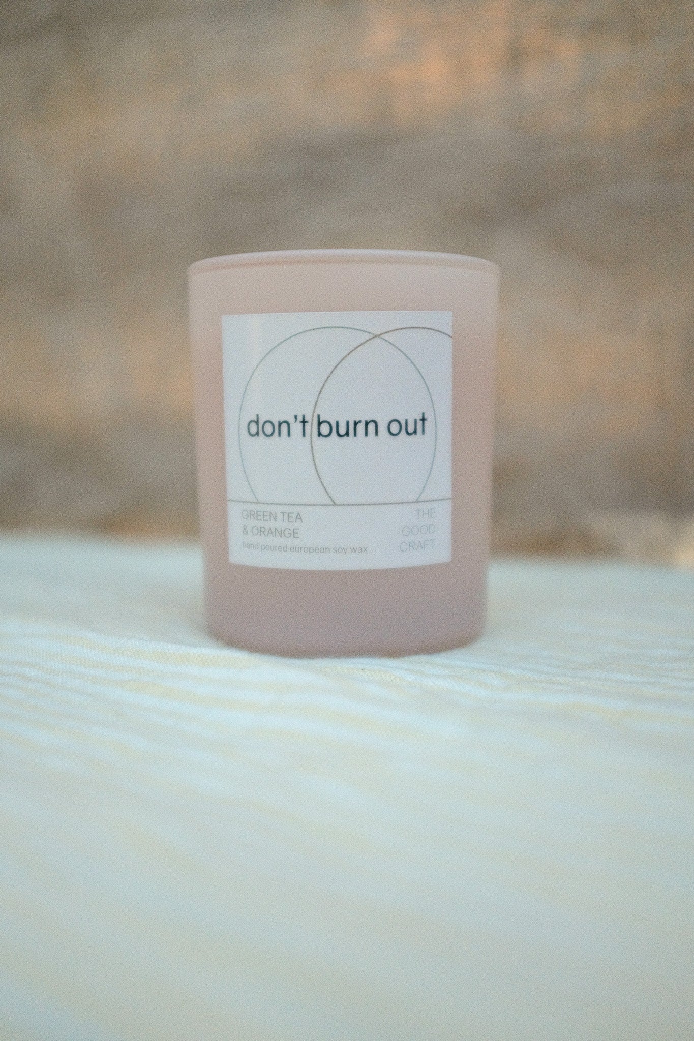Don't burn out - 100% natuurlijke geurkaars