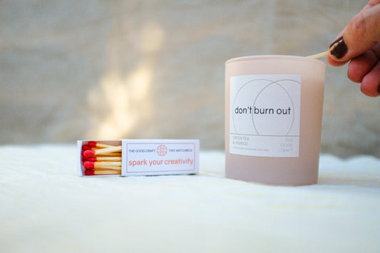 Don't burn out - 100% natuurlijke geurkaars