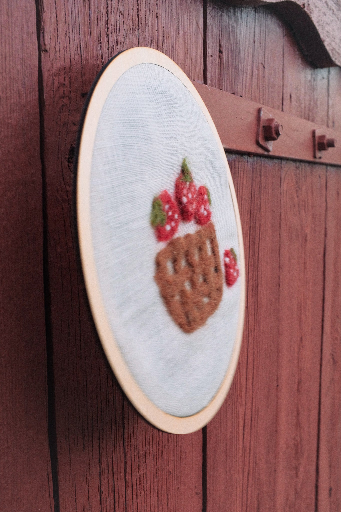 SOMMARSTUGA - viltschilderij diy box