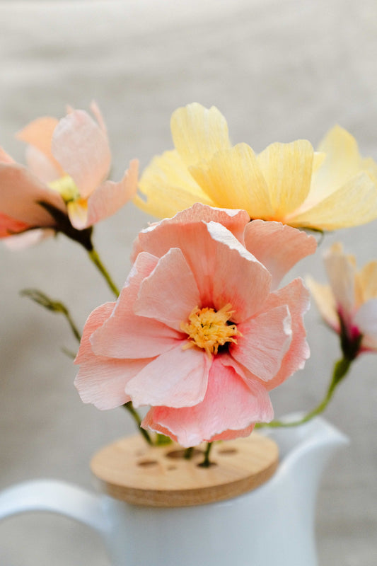 Workshop papieren zomerbloemen (vrijdagavond 3 juli 19:00 - 21:30)