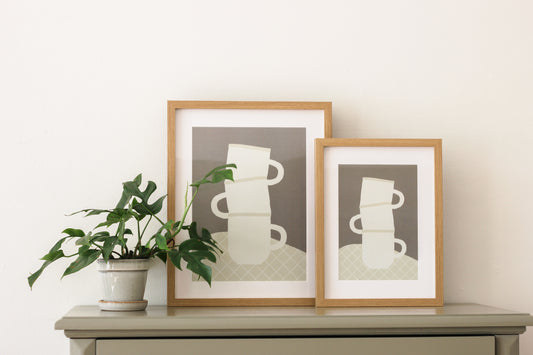 Art print STACKED CUPS