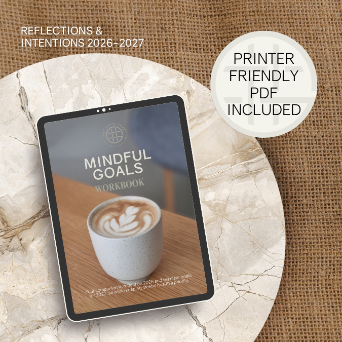 Mindful Goals Workbook 2026-2027 (digital download) in English