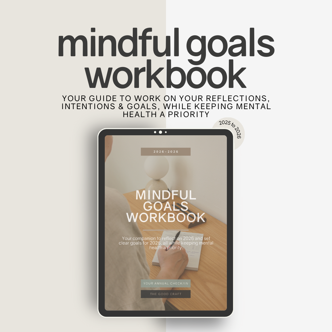 Mindful Goals Workbook (digital download) in English