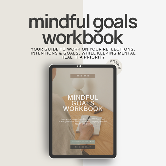 Mindful Goals Workbook (digital download) in English