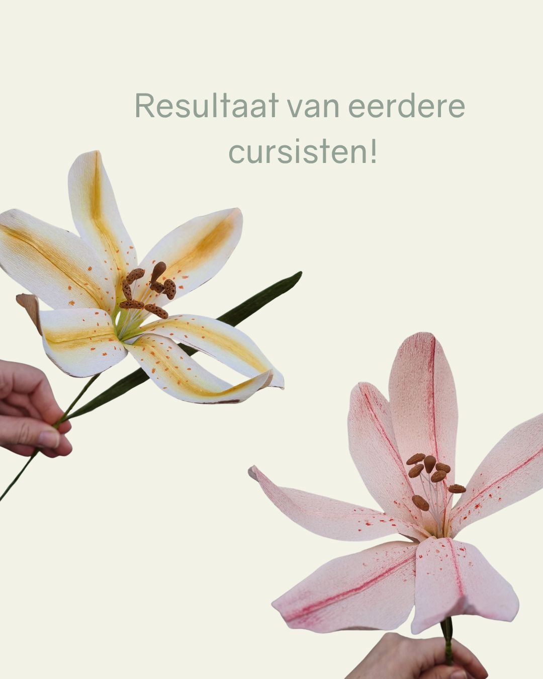 Workshop Lovely Lily / Lelie (zondag 28 juni 15:00 - 18:00)