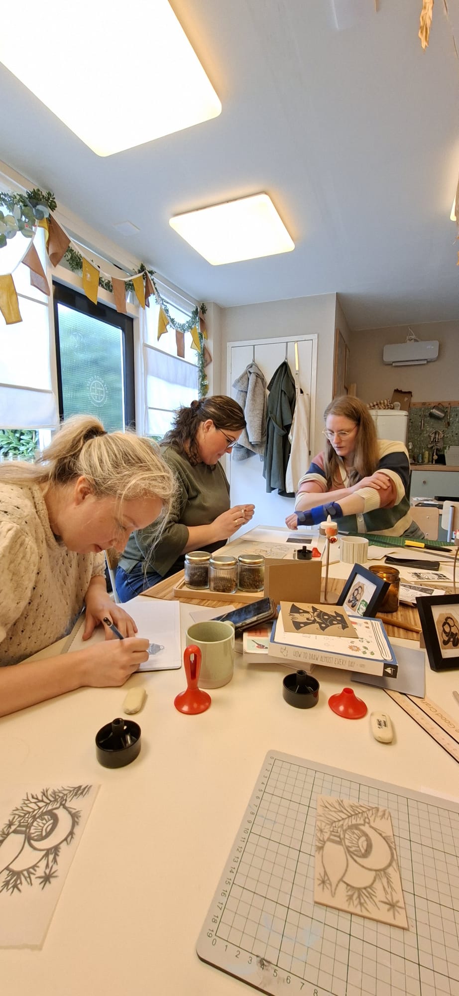 Workshop lino-afdrukken / lino cutting (zaterdag 25 april 13.00 - 16.00)