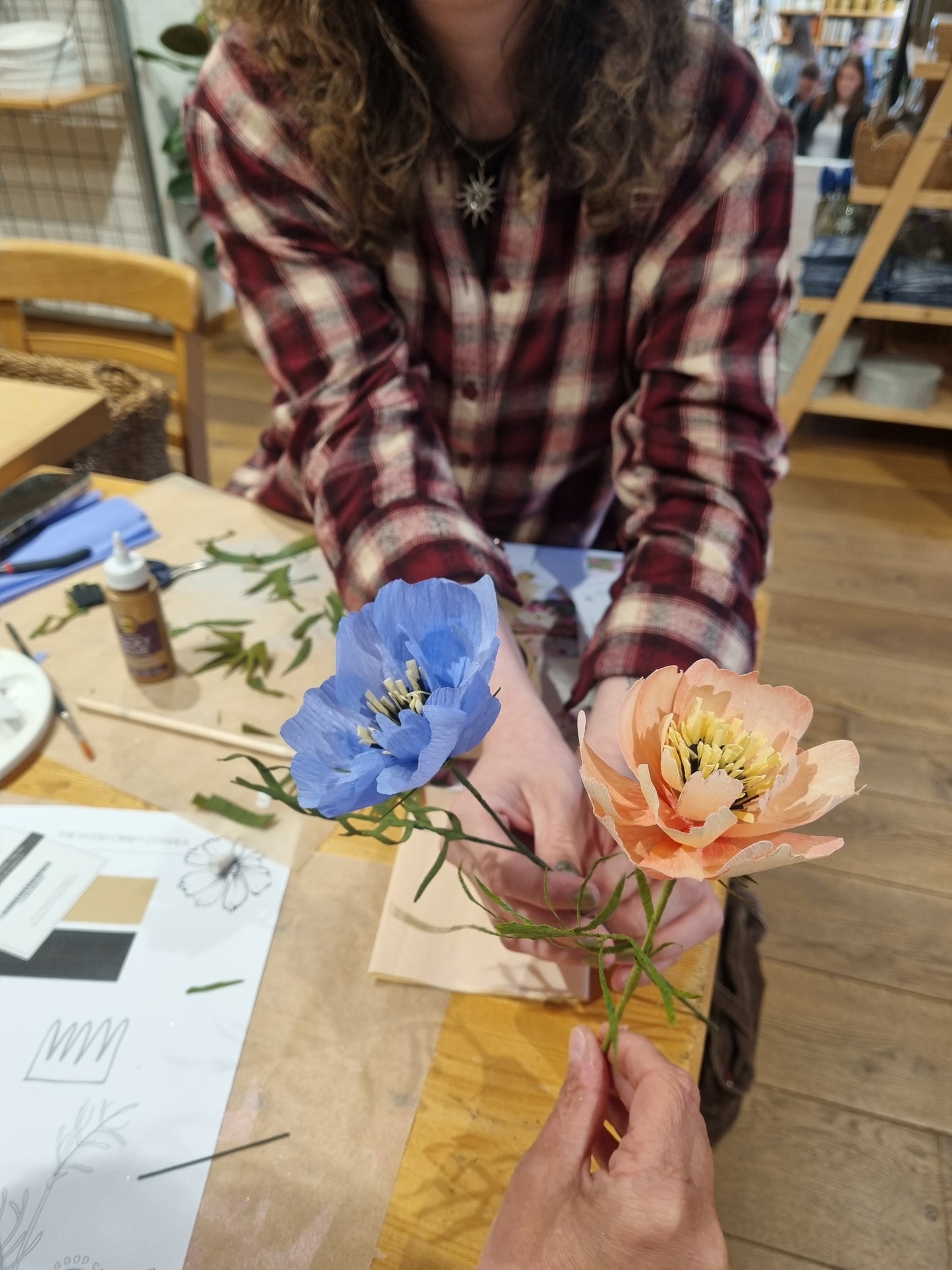 Workshop papieren bloemen bij Dille & Kamille (zondagmiddag 5 juli 13:00 - 16:00)