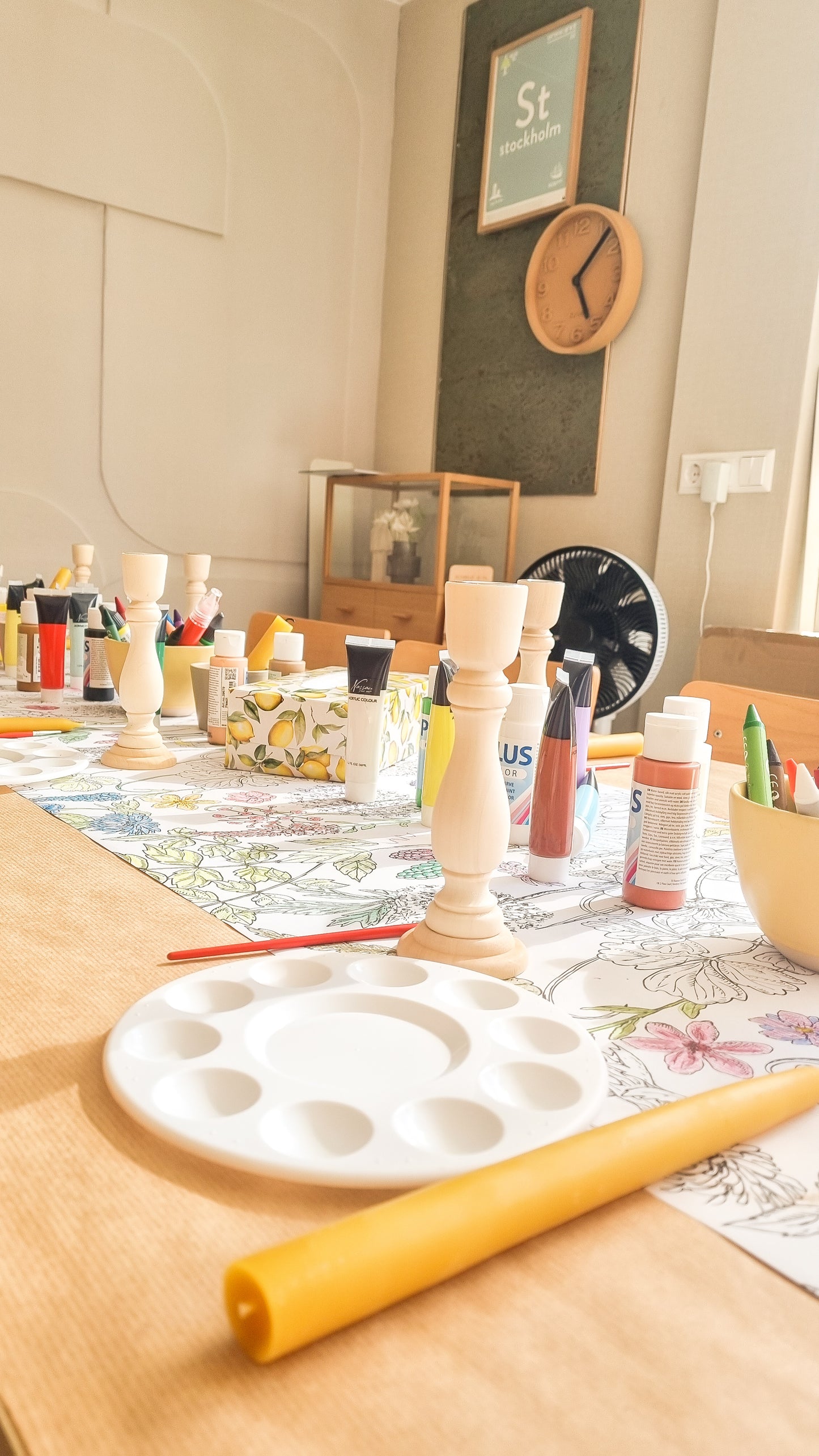 Candle painting met natuurlijke bijenwaskaarsen (zaterdag 7/6 10.00 - 11.30)
